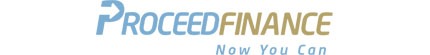 proceed finance logo, slogan now you can